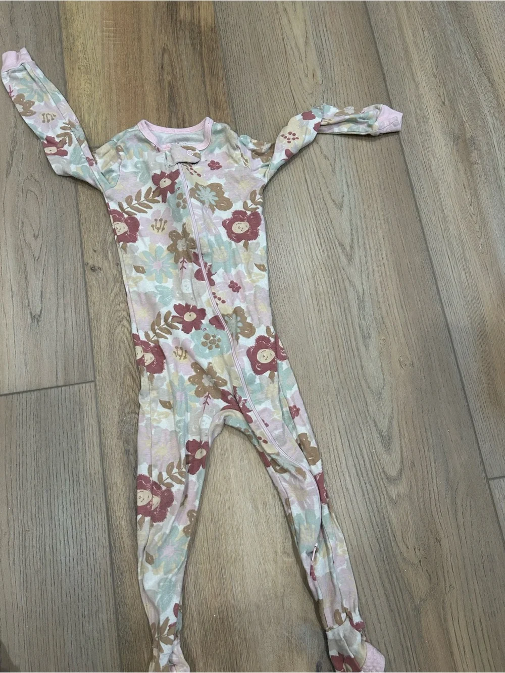 3-Pack Baby Girls One-Piece Sleepwear Set - 24 months